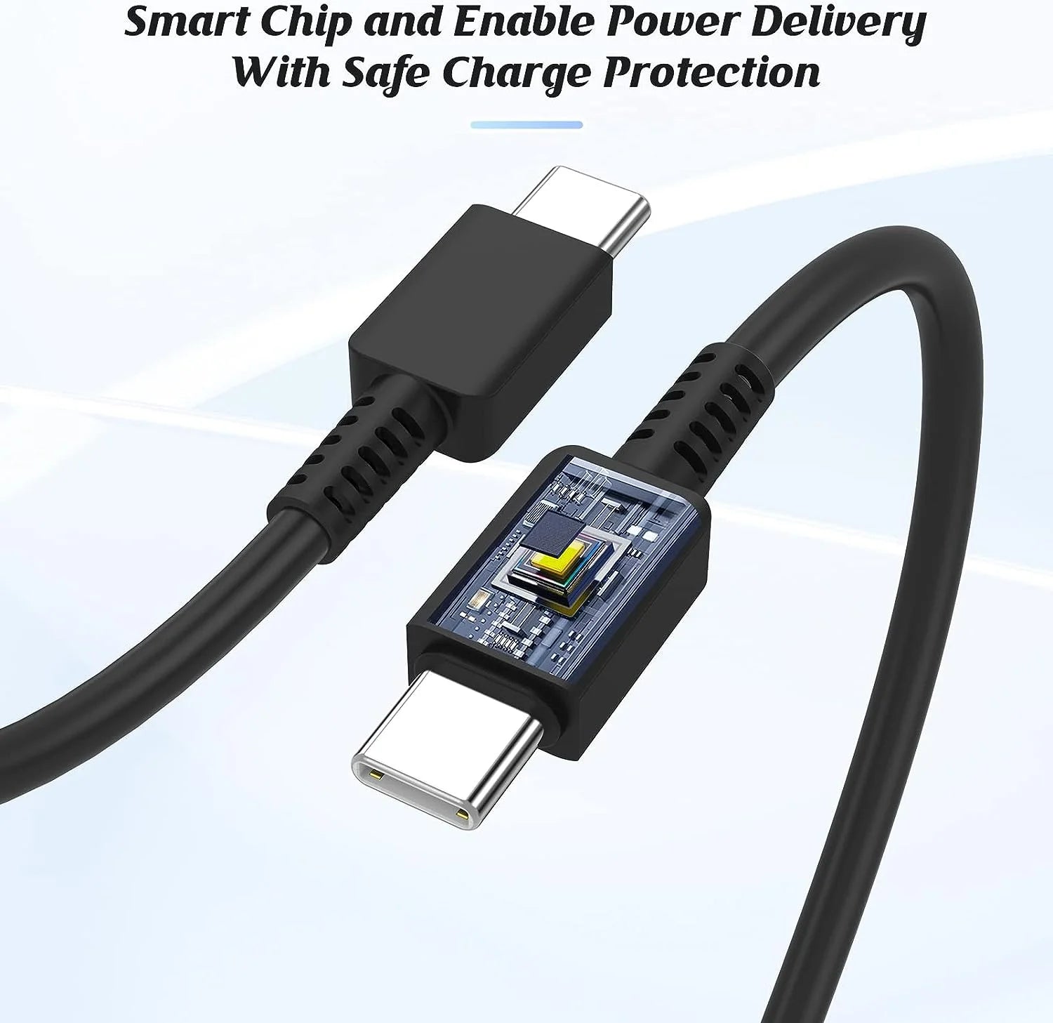 Type C Charger With Fast Charging, 2-Pack 45W USB C, 6.6FT Cable