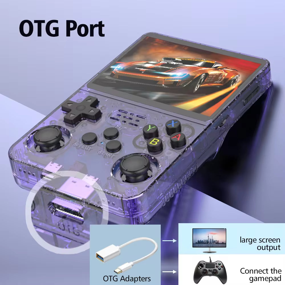 R36S Retro Handheld Video Game Console with Linux System