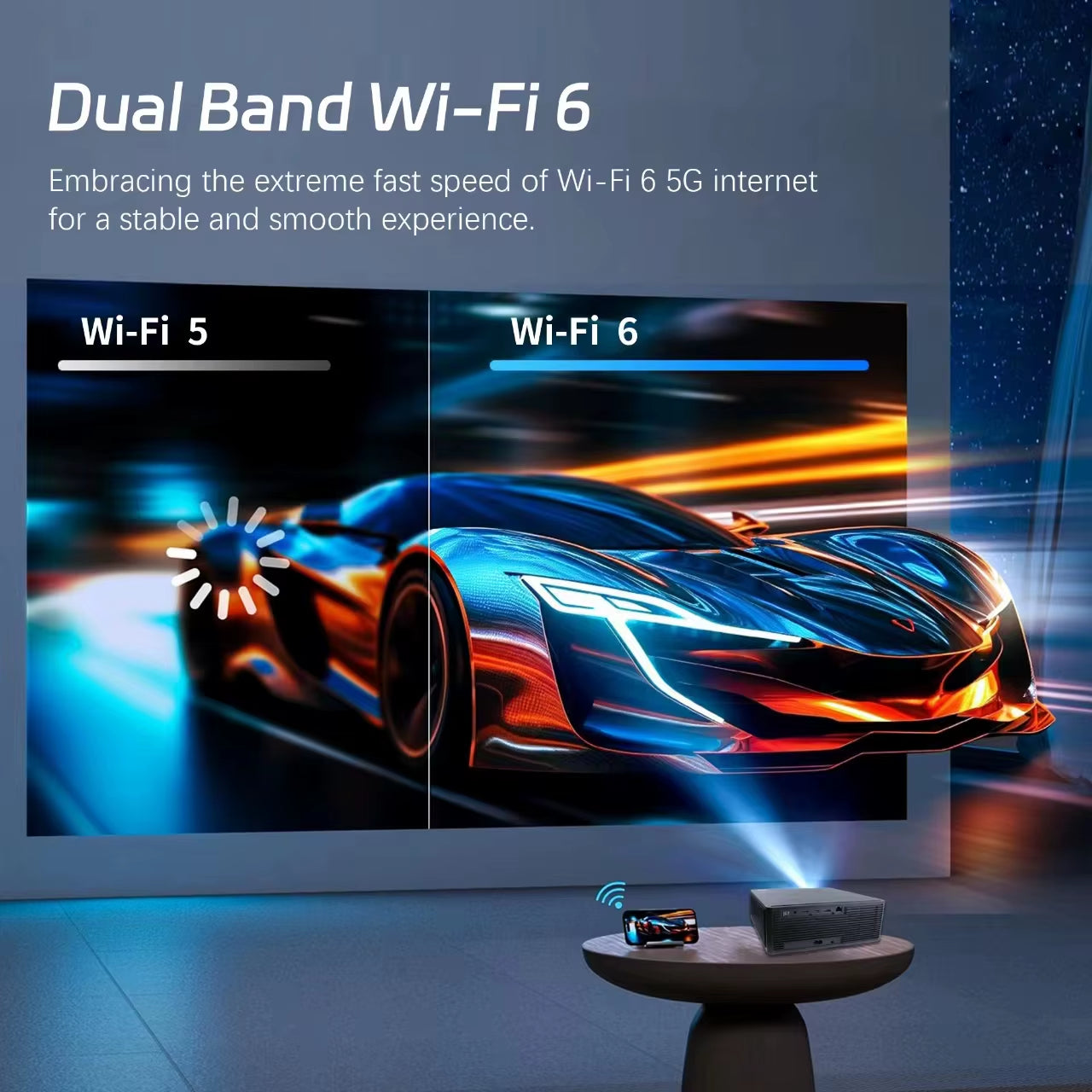 C4 PRO 1080P Projector Full HD